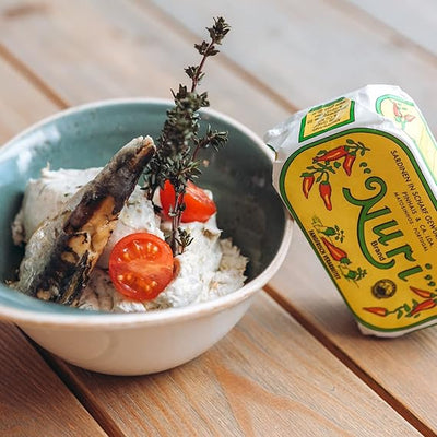 NURI Portuguese Sardines in Spiced Olive Oil - 10 Pack - (4.4 oz cans)