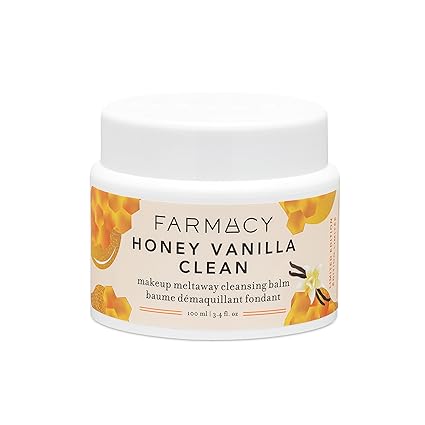 Farmacy Makeup Remover Cleansing Balm, Green Clean Waterproof Makeup Remover + Oil-Based Cleanser, Gentle Exfoliating Dual Cleanser, Melts from Balm to Foam