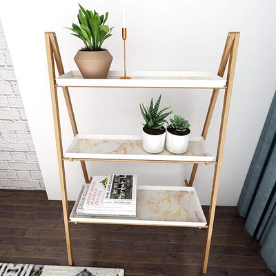 VEELIKE Gold Pink Marble Contact Paper Wallpaper Peel and Stick 15.74''x354.33'' Waterproof Removable Self-Adhesive Wall Covering for Countertop Cabinet Table