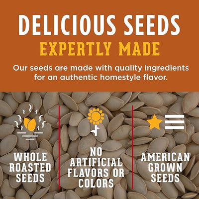 DAVID All Natural Pumpkin Seeds, 5 oz. (Pack of 12)